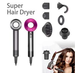 Secador de pelo de alta velocidad sin hojas secador de cabello gran ventilador de ventilador de ventilador para el salón de la peluquería del dormitorio