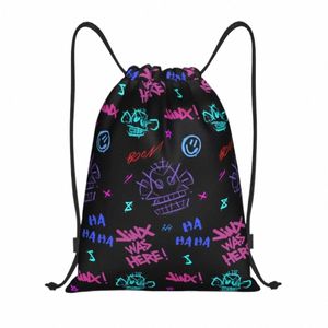 League Battle Game Legends Arcane Trekkoord Rugzak Sport Sporttas voor Vrouwen Mannen Jinx Mkey Graffiti Winkel Sackpack 11PP #