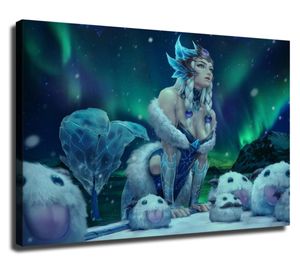 League of Legends Nami FanartHD Canvas Print Home Decor Art Schilderij UnframedFramed4321954