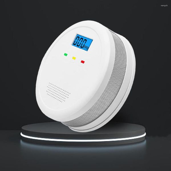 Sensor de fugas, pantalla LCD, alarma de Gas Natural con luz/olor de sonido, alta sensibilidad para cocina y hogar