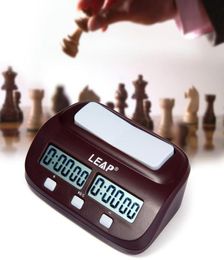 LEAP Horloge d'échecs professionnelle numérique Compte à rebours Minuterie Sport Horloge d'échecs électronique Compétition IGO Jeu de société Montre d'échecs 205336008