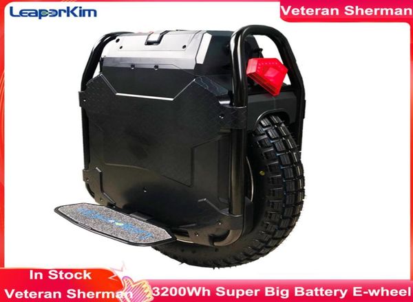 Veterkim Vétéran Sherman Max Electric Unicycle 1008V 3600Wh Motor Power 2800W Offroad 20 pouces 50e Batterie EUNicycle2133668