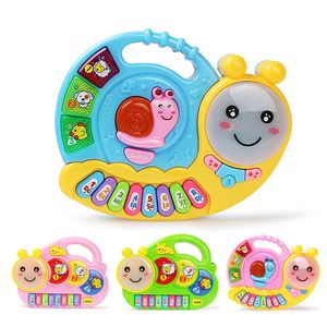 Learning Toys 2 Types Baby Music Keyboard Piano Drum with Animal Sounds Songs Early Educational for Kids Musical Instrument Toys 230926