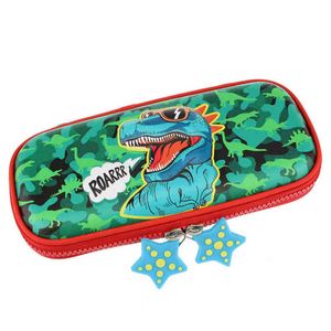 Juguetes de aprendizaje Estuche de lápices de dinosaurios Útiles escolares coreanos Estuche de lápices 3D Estuche de bolígrafo de gran capacidad Trousse Scolaire Kawaii Papelería Caja de lápices T220829