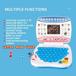Leerspeelgoedleermachines Laptops Elektronische kleuterschoolonderwijs voor kinderen speelgoed geschenken cognitieve vaardigheden Ontwikkeling voor jonge kinderen G240529