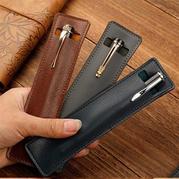 Estuche para lápices de juguetes de aprendizaje, Mini suministros y accesorios de oficina, estuche para lápices portátil, bolso de cuero