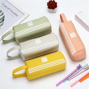 Leren Speelgoed Etuis Canvas Etui Kantoorbenodigdheden Kawaii Briefpapier Organisator Schooltassen Voor Jongens Grote Penetui