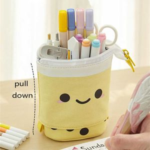 Leren Speelgoed Etuis Voor Kantoor Estuches Escolares Kawaii Briefpapier Organisator Schoolbenodigdheden Pennenbakje Rag Etui Leuke Etui