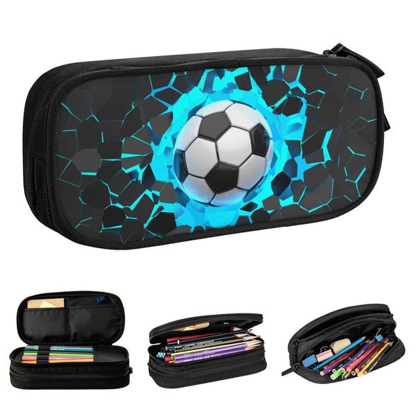 Juguetes de aprendizaje Fútbol Balones de fútbol Estuches para lápices Deportes clásicos Estuche para bolígrafos Bolsa para niñas Niños Gran capacidad Estudiantes Estuches para lápices cosméticos R230822