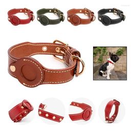 Laisse colliers de chien collier en cuir pour petits chiens moyens accessoires à air