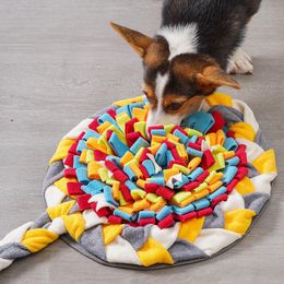 Laisses Tapis de reniflage en forme de sucette pour chiens Jeu d'alimentation interactif Tapis antidérapant Tapis d'alimentation pour friandises pour chiens Encourage les compétences naturelles de recherche de nourriture