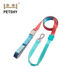 Laisses PETSHY mains libres course chien laisse laisse élasticité réglable ceinture de taille pour le jogging marche course formation accessoires pour animaux de compagnie