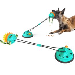 Laisses Ventouse Jouet Pour Chien Molaire Jouet Interactif Pour Chien Jouet De Tir À La Corde Pour Animaux De Compagnie Mâcheurs Agressifs Jouet Squeaky Balle Molaire Avec Corde De Coton