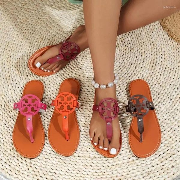 Cuero 850 tacón de verano Sandalias bajas Diseñadores de gladiadores para mujeres Plataforma al por mayor Sandalias Mujer Platm