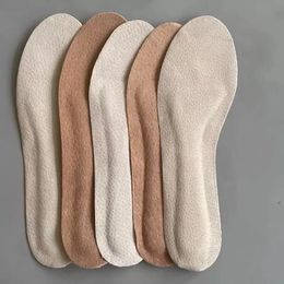 Leerlijminzielen absorberen zweet varkenshuid antiwear voet artefact plug -in voorfoot pad niet slip zachte dames 231221