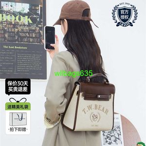 Sac à dos en cuir Sacs de luxe de luxe Ky sac à main teenie weenie épaule crossbody sac académie Tw Bear Commuter Handheld Sac Femme Larg Have Logo HB8P8I