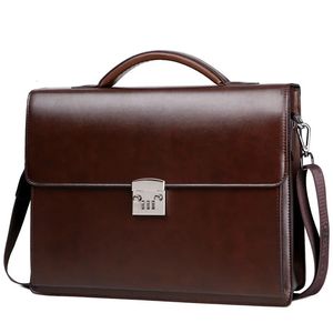 Sac en cuir pour hommes marque de luxe femmes sacs mallette d'affaires homme valise ordinateur portable hommes sac à main fourre-tout d'affaires 240320