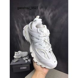 Cuir balencaigalies balencigalies Designers Track 30 Baskets Chaussures Casual Hommes Femmes Tr Plateforme Chaussures Luxurys Blanc Noir Baskets Mesh Nylon Imprimé 1528