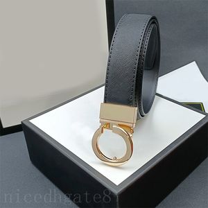 Leren riem voor heren designer riemen zwart zwart low key elegant verguld goud zilver gesp cinture formele gelegenheden cinturon vrijetijdspak mannen riemen mode ga012 E23