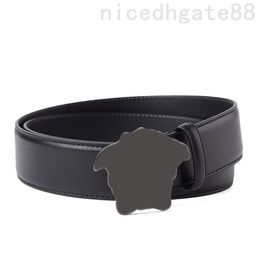 Ceinture en cuir ceinture en cuir pour femme designer élégant loisirs mature ceinture tendance or argent plaqué métal lisse boucle hommes ceinture élégante jolie ga010 B23