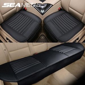 Lederen Autostoel Kussen Set Auto Cover Protector Achterbank Bescherming Universele Fit voor vrachtwagen Van SUV Goods Covers