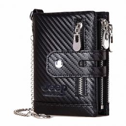 Cuir Carb Fibre RFID Blocking Pop Up Credit Card Holder Bifold for Men and Women Men Men de portefeuille Men de cartes de portefeuille Men'smey C 30Z6 #