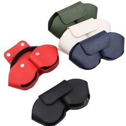 Lederen hoes voor airpods max hoofdtelefoon beschermende deksel headset schokbestendige anti-drop pu cover anti-scratch