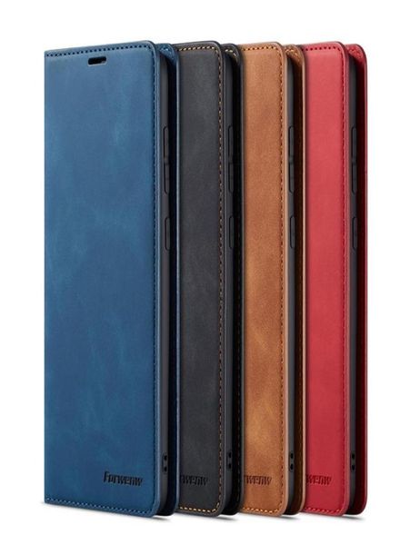 Étui en cuir pour Samsung Galaxy Note 10 9 8 Étui couverture complète Couverture Flip Protective Bas pour S20 S10 S9 S8 plus couvercle de portefeuille magnétique7958544