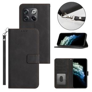 Étuis en cuir pour Oneplus 10T 10R 10 Ace Nord N200 N20 2T CE Pro 5G Prime, coque de téléphone portefeuille en PU avec lanière Capa