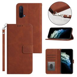 Fundas de cuero para Oneplus 10T 10R 10 Nord N200 n20 2T CE Pro 5G Prime, funda de teléfono tipo billetera PU con cordón