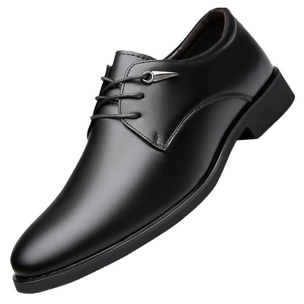 Cuir décontracté authentique hiver plus veet chaussures de chaussures brunes mâles marron pour hommes habille des chaussures de créateur de commerce formelle oxford factory ite oxd