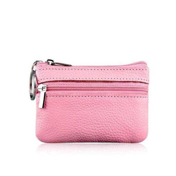 Porte-monnaie en cuir TRASSORY Split bébé petite fille Mini fermeture éclair mode enfants portefeuille petit sac à main femmes