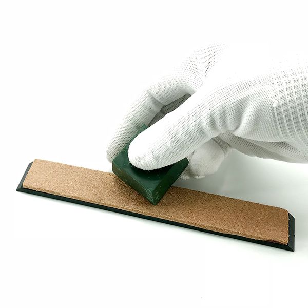 Pâte de polissage vert en cuir Métaux de pâte abrasive Pâte de cire de cire de cire chrome