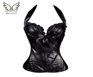 Lederen korset taille trainer korsetten Steampunk corselet Gothic kleding taille Trainer Party Corsets and Bustiers Women4338532