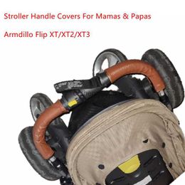 Lederen Covers Voor Mamas Papas Armdillo Flip XT/XT2/XT3 Wandelwagen Kinderwagen Handvat Sleeve Case Armsteun Beschermhoes accessoires L230625