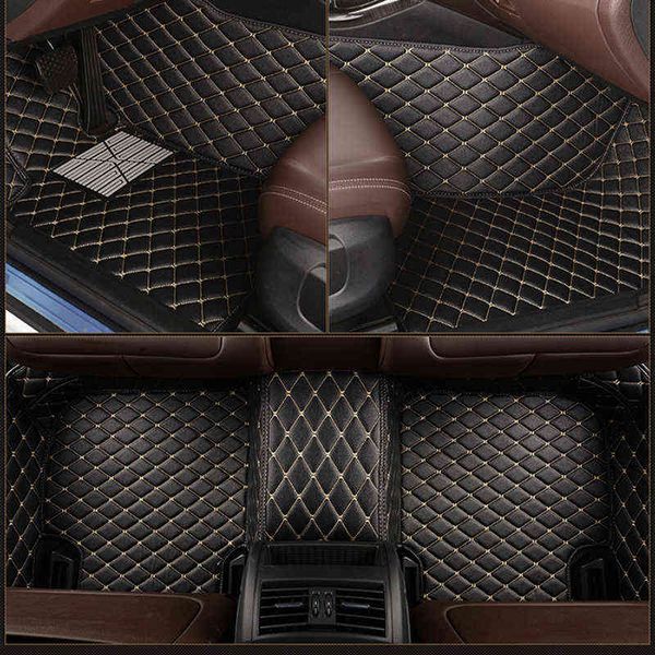 Tapis de sol de voiture en cuir personnalisé 5 places, pour bmw série 3 E90 F30 G20 Compact E36 Convertible E93 E46 E92 Touring E91 f31 W220328