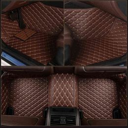 Mat de plancher de voiture personnalisé en cuir pour 4 séries F32 F33 F82 F83 F36 420I 428I 430I 435I 440I Gran Coupe Coupe Alfombra W220328