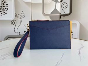 Lederen dagelijkse tas Designer Clutch Bag Luxe portemonnee Heren Dames Portemonnee M60910