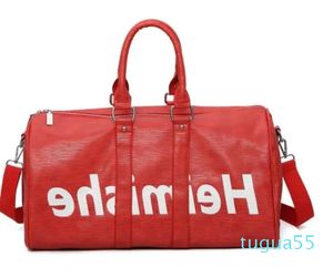 Leren mode heren reistas Dames plunjezak designer bagage handtassen grote capaciteit sporttas