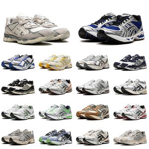Asics Gel Kayano 14 Nyc Gt 1130 2160 Tigers Running Shoes Leather Trainers Cream Black Metallic Plum Walking 【code ：L】Outdoor Sports Sneakers Runners