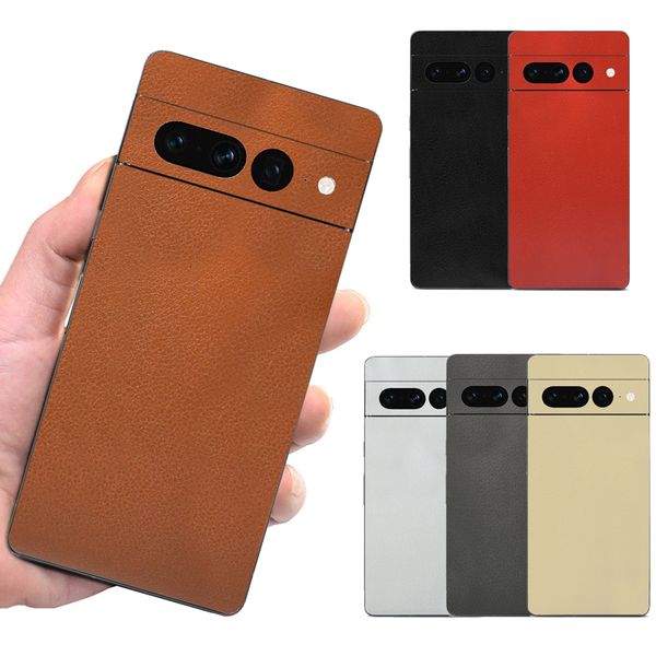 PELQUEZA DEL TELÉFONO DE GRANO DE COOLO PELQUEZA PROTECTIVA PARA GOOGLE PIXEL 7 PRO 7 6 PRO 6A 6 PELÍCULO DE LA PIEL PVC PVC PVC FILMA