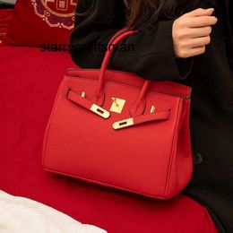 Bolso de cuero 10a bolso de bolso de gama roja Grand Bag Bag's Big Bag's Big Bag's Bag Madre Uso diario