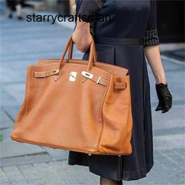 Sac à main en cuir 50 cm, édition limitée, bagage de voyage, grand sac de Fitness pour hommes et femmes, souple L