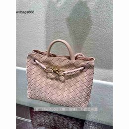 Bolso de cuero Milán Bvs Baodie Familia 23 Womens Andiamo Piel de oveja Tejate Un hombro Mano de cuerpo pequeño Pequeño