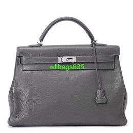 Bolsos de cuero hechos a mano HB Ky40 Edición limitada Bolsos de equipaje de mano Cuero de vaca Un hombro Fitness Bolsos cruzados 2024 Nuevo bolso de alta capacidad para hombres y mujeres 33