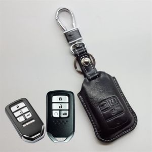 Porte-clés en cuir pour Honda Civic 2020 Accord Pilot Porte-clés de voiture Shell Sac portefeuilles Porte-clés Porte-clés Honda Auto accesso215j