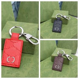 Lederen Lanyards Sleutelhanger Klassieke Letters Ontwerpers Mannen Autosleutelhanger Damesmode Tas Hanger Merk Gouden Gesp Ring Nieuwkomers