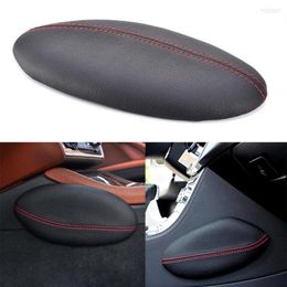 Coussin de jambe en cuir genouillère pied cuisse soutien oreiller voiture gauche/droite conduite accessoires coussins de siège de haute qualité