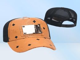 Leren letters merken ruithoed baseball cap dames Katoenen hoeden voor heren Verstelbare luxe snapback caps Golf pet vizier gor3273816