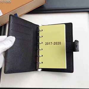 Cuaderno multifunción de hojas sueltas de cuero, Bloc de notas de notas comerciales de alta gama, carpeta de registros de libros de notas para reuniones, carcasa de desmontaje 2286